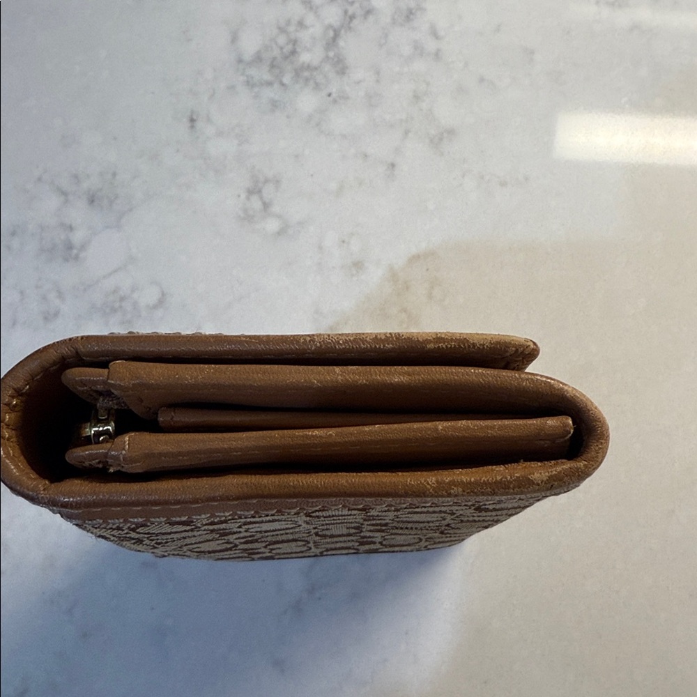Coach Brown Monogram Wallet - Picture 7 of 8